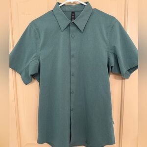 Lululemon Men’s Airing Easy Short Sleeve Shirt | Size M | Medium Forest (Green)